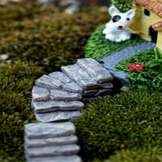 모두다모아 미니어처 돌계단 장식소품 1개 소품돌계단 건축모형, 직선형