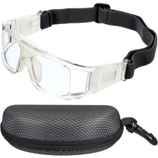 파티킬 조절 가능한 프로 스포츠 고글, Transparent, 1개