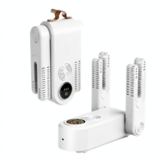 ADSA 智慧恆溫烘鞋器 定時折疊家用速乾機, 觸屏款 白色, 美規110V