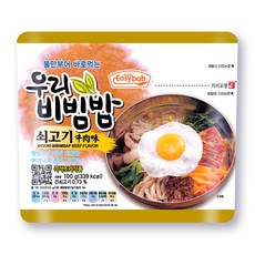 이지밥 우리비빔밥 쇠고기, 100g, 4개