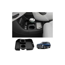 LUWU 2026 팰리세이드 센터 콘솔 오거나이저 현대 액세서리와 호환 팔걸이 오거나이저 상단 인서트 트레이 LX3 액세서리 블랙 (7시트에만 해당) 339163, 2026 Palisade 하단 센터 콘솔 오거나이저