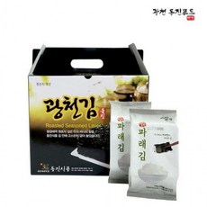 추석선물세트 조미김 광천김 12봉지 김선물세트 파래식탁김15g 김세트, 1개