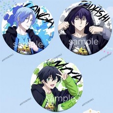 無限滑板徽章 知念實也 馳河蘭加 二次元 動漫周邊 58mm亮膜徽章, 1個, 260款,58mm亮膜徽章
