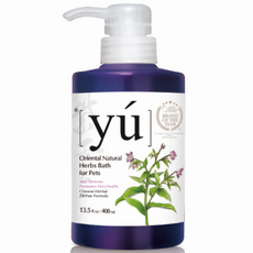yu 東方森草 寵物沐浴乳 紫雲肌膚修護配方 犬貓用, 400ml, 1瓶