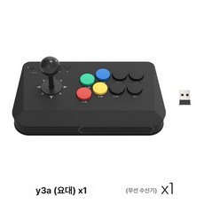 무선 격투 게임 조이스틱 PC 안드로이드 IOS M8 아케이드 스틱, 1개, Y3A MAX 싱글 조이스틱 블랙, 기본 색상