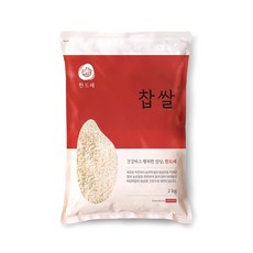 한드레 25년 햇 찹쌀, 1개, 2kg