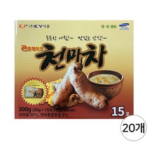 KY식품 콘플레이크 천마차, 20g, 15개입, 20개