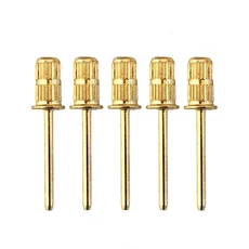 3/5/10pcs 네일 드릴 비트 액세서리 샌딩 용, 02 Gold 5pcs