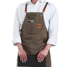 공방 에이프런 작업앞치마 튼튼한 브라운 목공 바리스타앞치마 캔버스 59000EA 1EA, 본상품