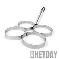 원형 계란틀 1구 4구 원형계란후라이팬