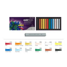 【文具通】SIMBALION 雄獅 HP A1120220, 1個, 硬式 粉彩 粉彩筆 HP-12 12色