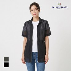 [팜스프링스] 여성 허리스트링 반팔 집업자켓_SWJL232655