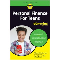 (영문도서) Personal Finance for Teens for Dummies Paperback, English, 9781394315734