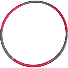 六節式可拆卸呼拉圈 高密度泡棉 居家運動健身, 直徑100-無按摩款:(顏色隨機), 1個