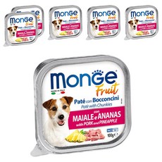 MonGe 瑪恩吉 倍愛滿滿 主食犬餐盒, 6盒, 100g