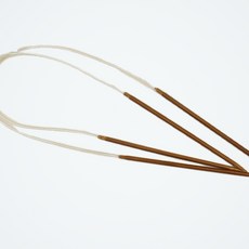 줄바늘 4mm 나무 뜨개질 바늘 DIY 케이블 원형 똑템, 1개