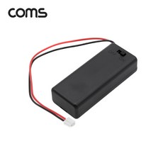 NB816 Coms AAA 건전지 2구 스위치 홀더 2선전원 15cm, 1개, 본상품선택, 1개입