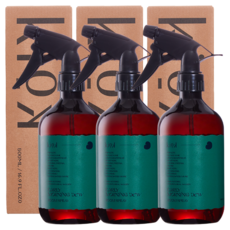 [기억] 룸 스프레이 섬유 탈취제 드레스퍼퓸 얼리모닝듀 대용량, 500ml, 3개