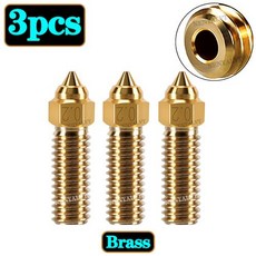 Ender 3 v3 KE 깍지 고속 화산 깍지 사이드 와인더 X1 X2 황동 구리 도금 경화 노즐용 Creality K1K1 Max, 7)Package3-Brass