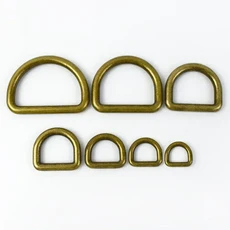 10pcs Meetee 10 50mm O D 링 금속 버클 배낭 스트랩 벨트 개 애완 동물 고리 웨빙 걸쇠 가죽 공예 액세서, 09 Bronze, 07 25mm