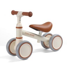 COOLBEBE 유아용 밸런스 바이크 만 1세 남아 여아 선물 2세 무소음 바퀴 4개 월~3 월 미취학 아동을 위한 생일 (라이트 그린) 172914, 화이트