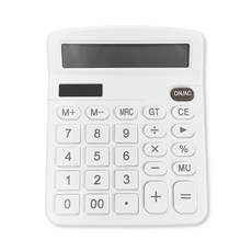 아워리빙 썬업 파스텔 계산기, 1개, 화이트