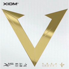 XIOM VEGA TOUR 金V 內能桌球膠皮, 黑,2.0, 1個