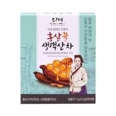[본사직영] 다예 궁중 홍삼꿀 생맥산차 여름차 티백 개별포장 전통차 블렌딩티, 11g, 5개, 5개입