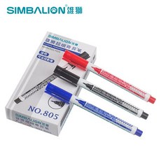 SIMBALION 雄獅 NO.805 油性超細奇異筆 0.5mm, 藍, 1個