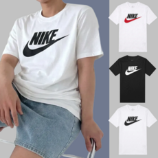 [당일발송] 나이키 NIKE 남녀공용 NSW 퓨추라 아이콘 반팔 티셔츠 숏슬리브 커플 반팔티 3종 트랙랩양말
