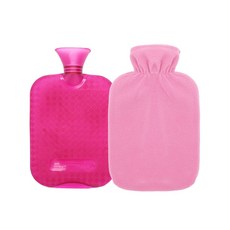 보온물주머니 핫팩 찜질팩 물주머니 보온, 라이트 핑크-1800ml