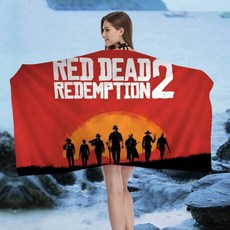 담요 빠른 건조 비치 타월 대형 프린팅 초흡 수영장