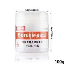 자동차 유지보수 윤활 그리스 도어 및 선루프 슬라이드 레일 힌지 트랙 관리용 화이트 막힘 소음