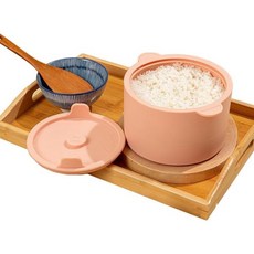 전자레인지 저탄수화물 밥솥 용기 다이어트 밥 실리콘 핑크, 전자레인지 저탄수화물 밥솥 용기 다이어트 밥 실리콘 핑
