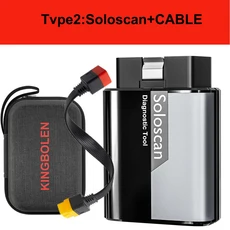 정시출고 품질보증 킹볼렌 솔로스캔 OBD2 양방향 20+ 리셋 기능 자동차 진단 도구 (폭스바겐 아우디 스코, 01 Soloscan add Cable, 01 For VW AUDI, 01 China Mainland
