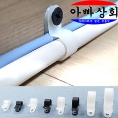 아빠상회 케이블 클램프 5mm 전선 정리 고정 타이 몰딩 배선 연결, 흑색, 60개