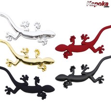 제삼오스토어 아우디콰트로 도마뱀모양 엠블럼 스티커 차량용 자동차 S클래스 카템, 적색/우측