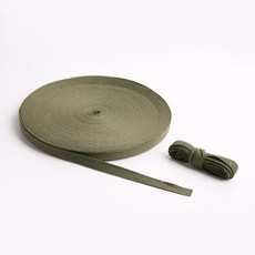 방구석상인 헤링본 면 테이프 끈 45m, 1개, 다크올리브-10mm