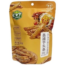 CVT中越泰 芋頭條 蟹黃香辣風味 網紅零食 開袋即食 解饞小吃, 45g, 1個