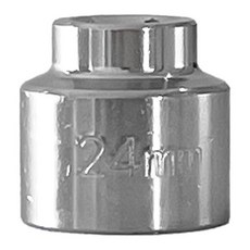 27mm 자동차 오일 필터 렌치 3/8인치 드라이브 제거 도구 낮은 프로파일 소켓 대부분의 모델에 적합한 6각 강철 캡용 USA, 24mm, 1개