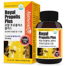 네추럴라이즈 뉴질랜드 로얄 프로폴리스 플러스 캡슐, 90정, 1개