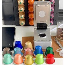 캡슐 커피 만들기 키트 기계 씰링 원두 가정용 제조기 실링기 공캡슐, 상세페이지 참고, 화이트 실러+50알루미늄 쉘/필름