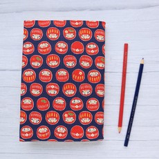 達摩-藍 書衣 可調式布書衣 A6 A5 B6 50K 25K 32K 20K 16K, 1個