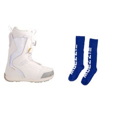 스노우보드슈즈 보드화 방한 방수 225 화이트 부츠, 1개