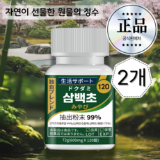 인포바디 삼백초 추출물 미야비 120 삼백초 추출물 99% 72g HACCP 인증, 2개, 120정