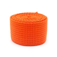 웨이빙끈 30mm - 주황(1마 약90cm) 웨빙끈 가방끈