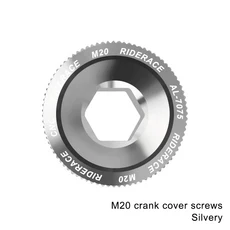 알루미늄 자전거 커버 M19 M20 MTB 합금 캡용 너트 고정 스크류 크랭크 볼트 M18
