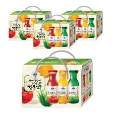 가야농장 행복음료 3종 선물세트, 48개, 180ml