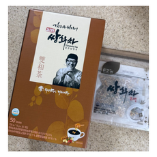 김오곤원장 진한 쌍화차 50포(+고명+쇼핑백) 쌍화 홈쇼핑상품 한방차 전통차 꿀분말 건강차 부모님선물, 2개