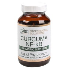 gaia HERBS NF-kB 薑黃至尊液體田植物膠囊, 120顆, 1罐